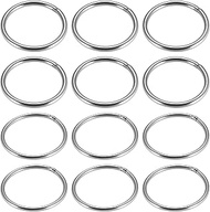 QUARKZMAN A total of 16 O-rings welded rings 50 x 3 mm and 50 x 4 mm 201 stainless steel