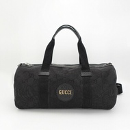 GUCCI 黑色銀扣再生尼龍off zhe grid旅行包