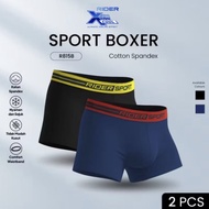 Rider Sport Boxer Brief Cotton Spandex R815B - Boxer Cotton Spandex - 2 Pcs