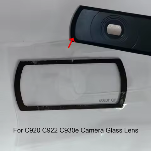1PC Camera Glass Lens for Logitech C920 C922 C930e Webcam Replacement Frame Cover Cap Camera Lens Gl
