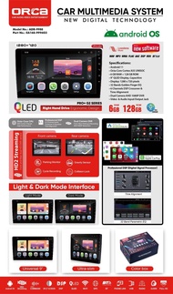 Hu Android Mobil Orca 9" Pro+ Gen2 Ram 6GB/128GB