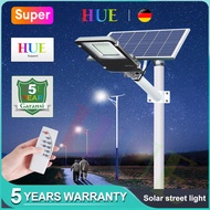 HUE Lampu Jalan LED Super Terang Lampu Tenaga Surya Tahan 24 Jam Lampu Taman Outdoor Lampu Solar LED