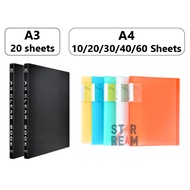 A3 A4 Clear File Holder/ Certificate Folder/ Catalog Holder/ Menu Organizer File Folder File Organiz