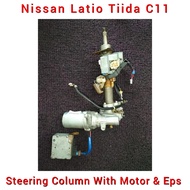 Nissan Latio Tiida C11 Electric Power Steering Motor With EPS & Steering Column Set