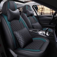 1.3 (Car Sarung Cover-Proton Wira-Aeroback Seat Cover / Car Seat Kusyen Kereta)-5 seats full leather