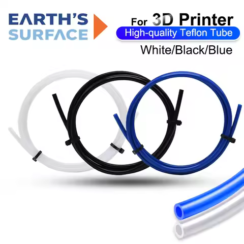 4M PTFE Teflon Tube 1.75mm ID2mm OD4mm Bowden Extruder J-head Hotend Pipe for Creality K1C Ender 3 V