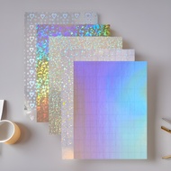 New 10 Sheets/pack A4 Heart Print Cold Lamination Film Self Adhesive Sheets
