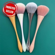 Loose Powder Brush Blush Brush Large Head Pink Bristles Brush Dust Fluffy Tool Makeup Nail L7u6