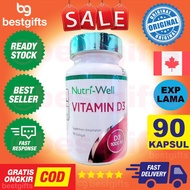 Nutriwell NUTRI WELL VITAMIN D3 1000 IU VIT D 1000IU ANTIOXIDANT IMMUNITY BODY 90 CAPSULES
