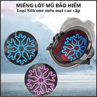 Silicone helmet pad is heat-resistant, breathable, protects scalp and hair _GD888