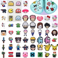 Shoe Decoration for Clog Pins Cartoon  Sandbox Games DIY Button