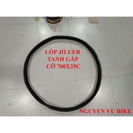 Jiluer folding bicycle tubes and tires 700x25c, Touring and Road racing tires 700x25c.