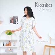 Kienka Mini Dress / Mini Dress Wanita /Baju Busui kancing