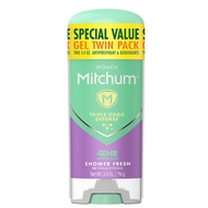 Mitchum Antiperspirant Deodorant Stick for Women, Triple Odor Defense Gel, 48 Hr Protection, Shower