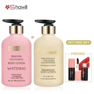 Shawill Body Lotion Niacinamide Glutathione Collagen Whitening Skin