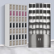 Stainless Steel Staff Water Cup Cabinet Storage Tea Cup Storage Cabinet Storage Rack Lattice Cabinet