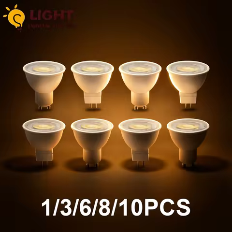 1-10PCS GU10 GU5.3 LED Lamp Spotlight Bulb 38 Degree Lampara 220V GU 10 Bombillas Led MR16 Lampada S