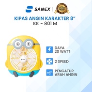 SANEX 8 Inch Minion Character Fan KK-801M Desk/ Cute Character Table Fan