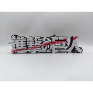 Attack on Titan Logo Attack on Titan Logo Three-Dimensional Font Stand Signboard Ornaments