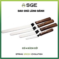 Dao Chà Láng Bánh/ Dao Lấy Bánh, Xẻng Phết Bánh Kem Spatula Model BS. Có 4 Kích Thước, Chất Liệu Ino