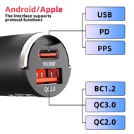 Type-C 100W Dual Port Fast Charging Adapter,PD30W Fast Charging  Car Charger