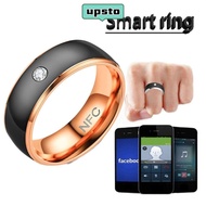 UPSTO Finger Digital Ring, Stainless Steel Multifunctional NFC Smart Ring, Creative Magic Wear Weara