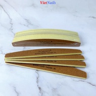 Lot of 10 Forpro Brown Abrasive Nail Files Gel Nail Powder Roughness 80