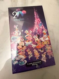 香港迪士尼樂園20 周年卡牌掛飾（渣打限量版）盲盒1 盒