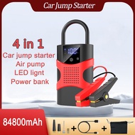 4 in 1Car Jump Starter With Air Pump  Portable Jump Starter For Car Battery Car jump Starter Heavy D