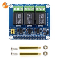 1 Piece 3 Channel Relay Extention Board for  5/4B Blue with Optocoupler Isolation for  5 4B 3B+ 3B Z