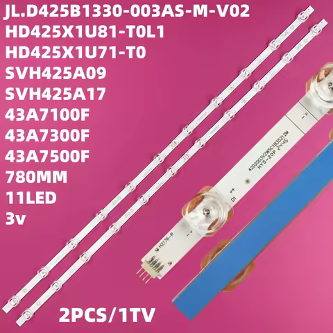 LED Backlight Strip For 43U5069 43A7500F 43A7100FTUK 43AE7000FTUK H43A7300FTUK 43AE7010F 43A7160F 43