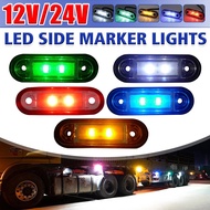 1Pcs 12/24V led light car  FLUSH FIT LED SIDE MARKER LIGHT For KELSA BAR TRUCK TRAILER VAN LORRY