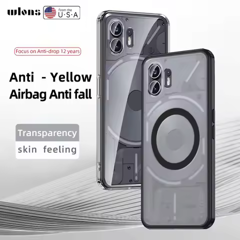 For Nothing Phone 2 1 Case Airbags Shockproof Magnetic Wireless Charging Case Shell for Nothing Phon