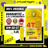 96 JUSTIN JARELL 96 4T 10W50 (1.2L) FULLY SYNTHETIC ENGINE OIL 4T Minyak Perinci 96 (100%ORIGINAL) 1