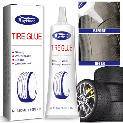 Car Tire Repair Glue Strong Rubber Wear-resistant Non-corrosive Adhesive Tire Sealing Bonding Glue C