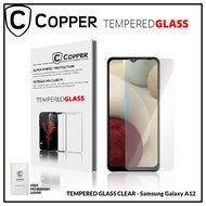 Samsung A12 - COPPER TEMPERED GLASS FULL CLEAR