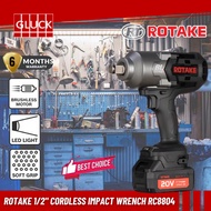 RC8804 ROTAKE 1/2" CORDLESS IMPACT WRENCH HEAVY DUTY ( RC8804 ) UNTUK BUKA NUT SCREW KERETA DAN LORR