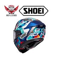 SHOEI X-FIFTEEN Marquez barcelona tc10 Helmet Original Motor Visor Topi Keledar Full Face Original S