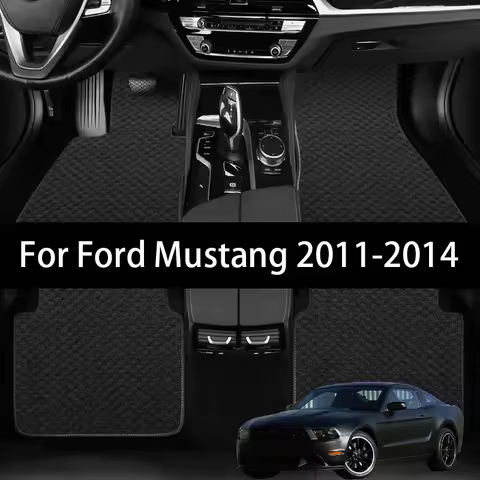 Vehicle Easy to clean Custom Fit Car Floor Mat For Ford Mustang 2011 2012 2013 2014 Luxury anti slip