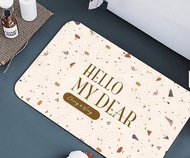 客製化彩色洗石子珪藻土吸水地墊 -矽藻土/硅藻土(硬/軟墊款)