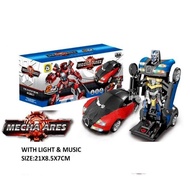 MECHA ARES 2 IN 1 BATTERY OPERATED TOY TRANSFORMER CAR TO ROBOT V.V.