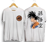 Son goku face kakaroto เสื้อยืด distro อะนิเมะ dragon ball super dragon ball เสื้อยืดราคาถูกผ้าฝ้ายสีขาวธรรมดาผู้ชายผู้ใหญ่เสื้อผ้า