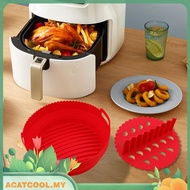 [Acatcool.my] Air Fryer Silicone Liners Air Fryer Pot with Divider Plate Air Fryer Accessories