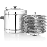 Premier Stainless Steel 6 Plate (24pc) Idli Maker
