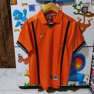 Nike soccer vintage 90s soccer jersey orange original