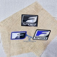 READY 3D EMBLEM F-SPORT INTERIOR EXTERIOR STICKER PLAT F SPORT