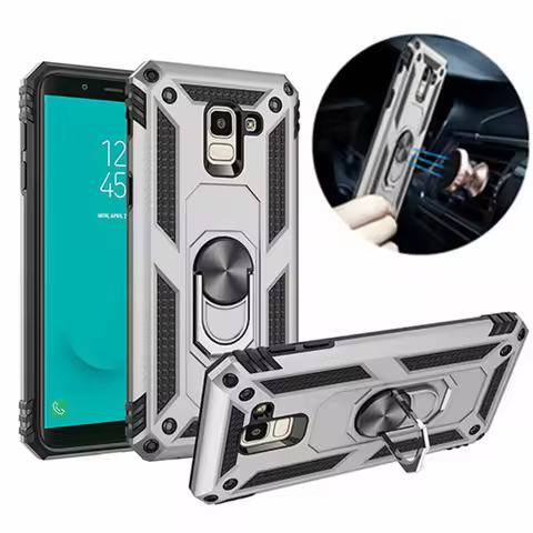 For Samsung Galaxy S8 S9 S10 Plus 5G S10E Note 8 9 10 Pro Hard Armor Case For J4 J6 A6 A7 A8 2018 A1