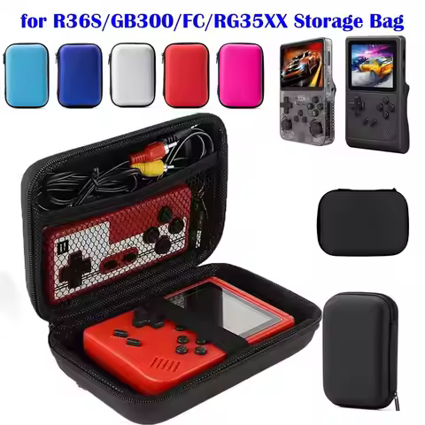 5.5inch Game Console Storage Bag Portable EVA Handheld Game Protective Case Multi-color Wear-resista