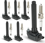Set of 6 Ignition Coil and 6 Spark Plug Compatible with Chrysler 200 300 Town Country Dodge Charger