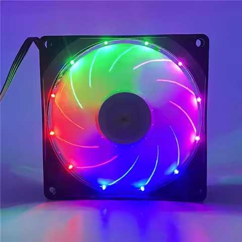 New 9025 90MM 90x90x25mm Multicolor Led Cooling Fan CPU Fan Computer Case Fan with 4pin